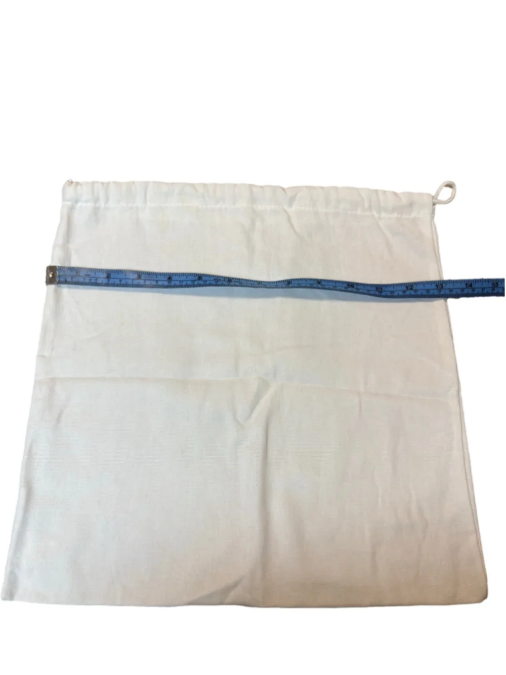 Chloe Dust Bag Size 13”x13” White and Beige